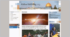 Desktop Screenshot of abba-stiftung.org
