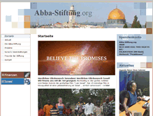 Tablet Screenshot of abba-stiftung.org
